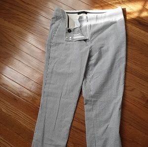Ann Taylor seersucker ankle pant size 2